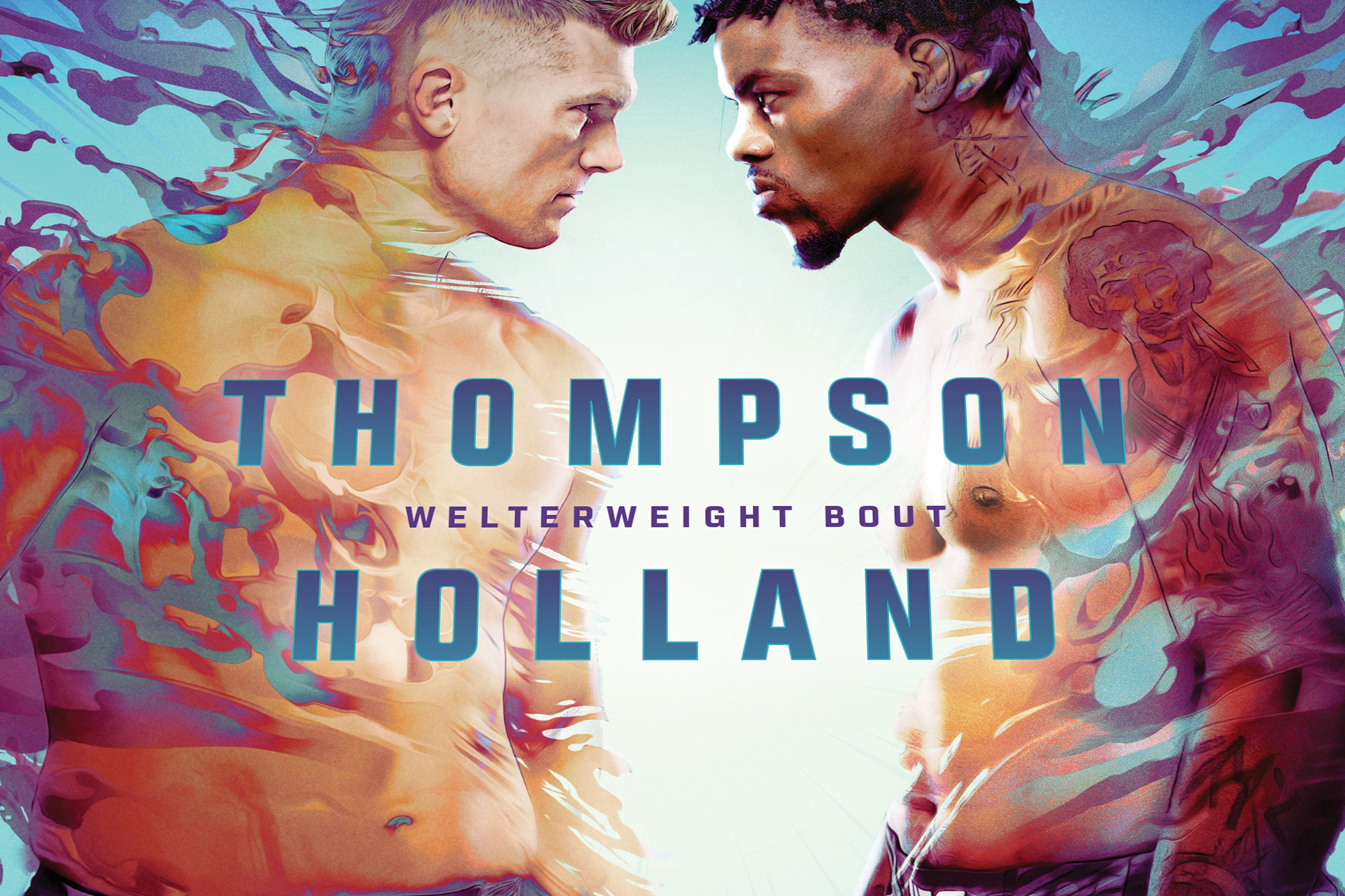 UFC Fight Night: Thompson vs Holland Autographed Event Poster