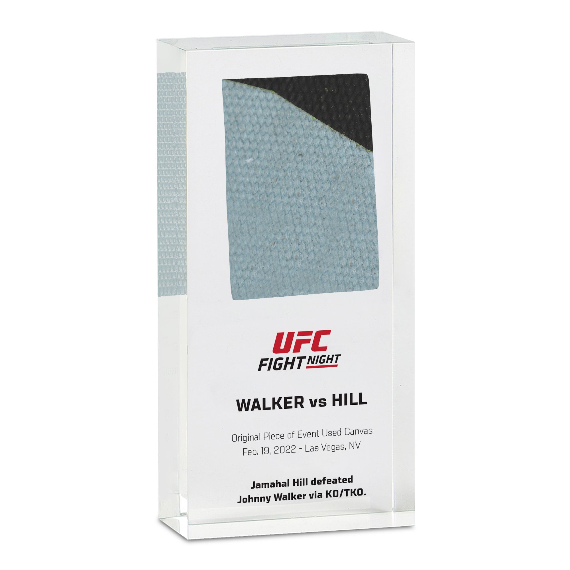 UFC Fight Night: Walker vs Hill 2022 Canvas in Acrylic