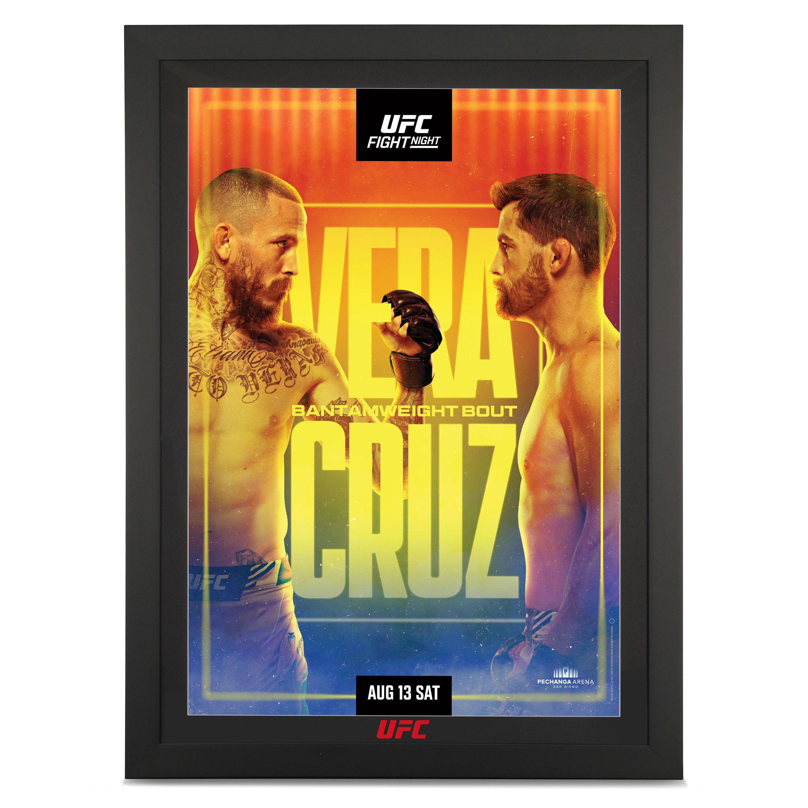 Vera vs Cruz signed poster