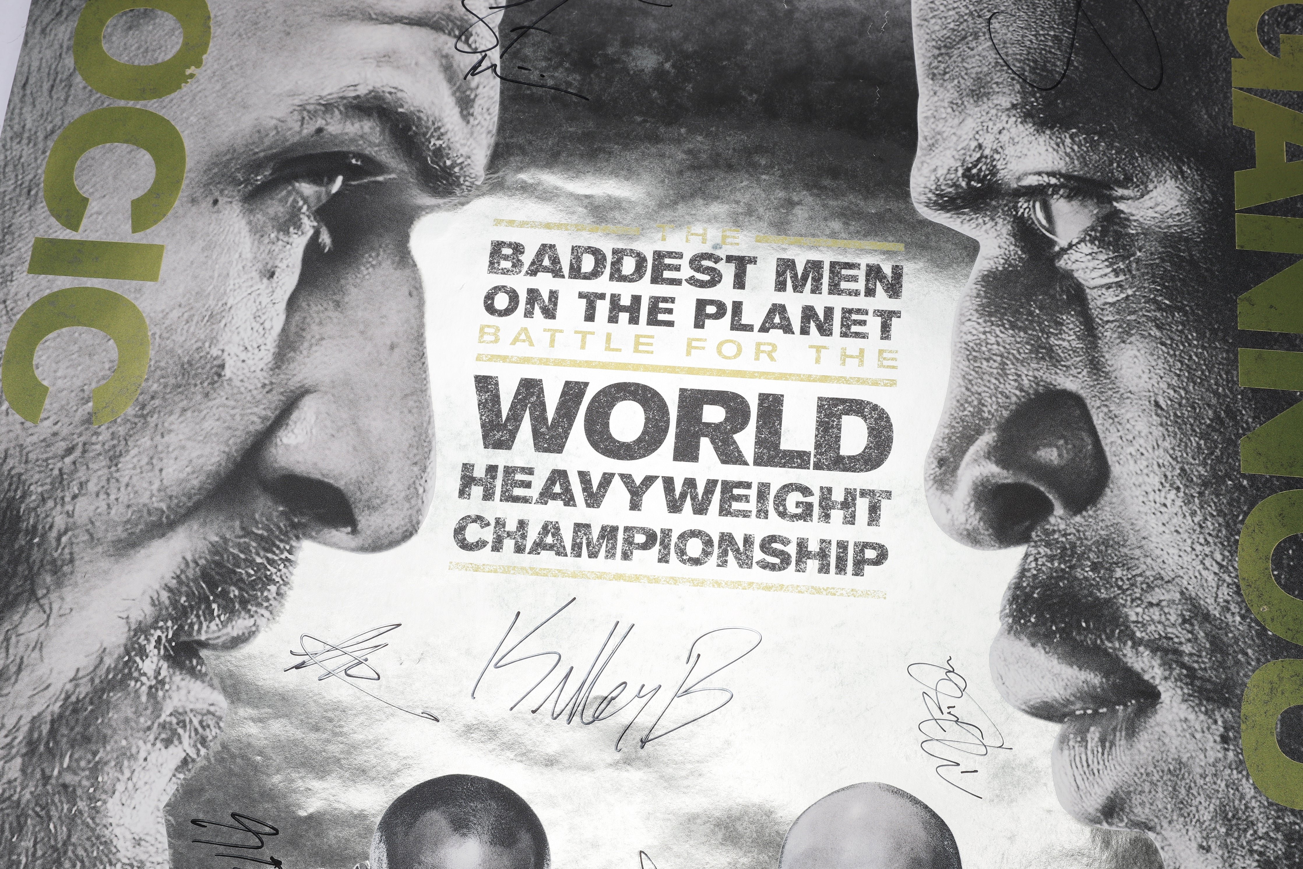 UFC 220: Miocic vs Ngannou Autographed Event Poster
