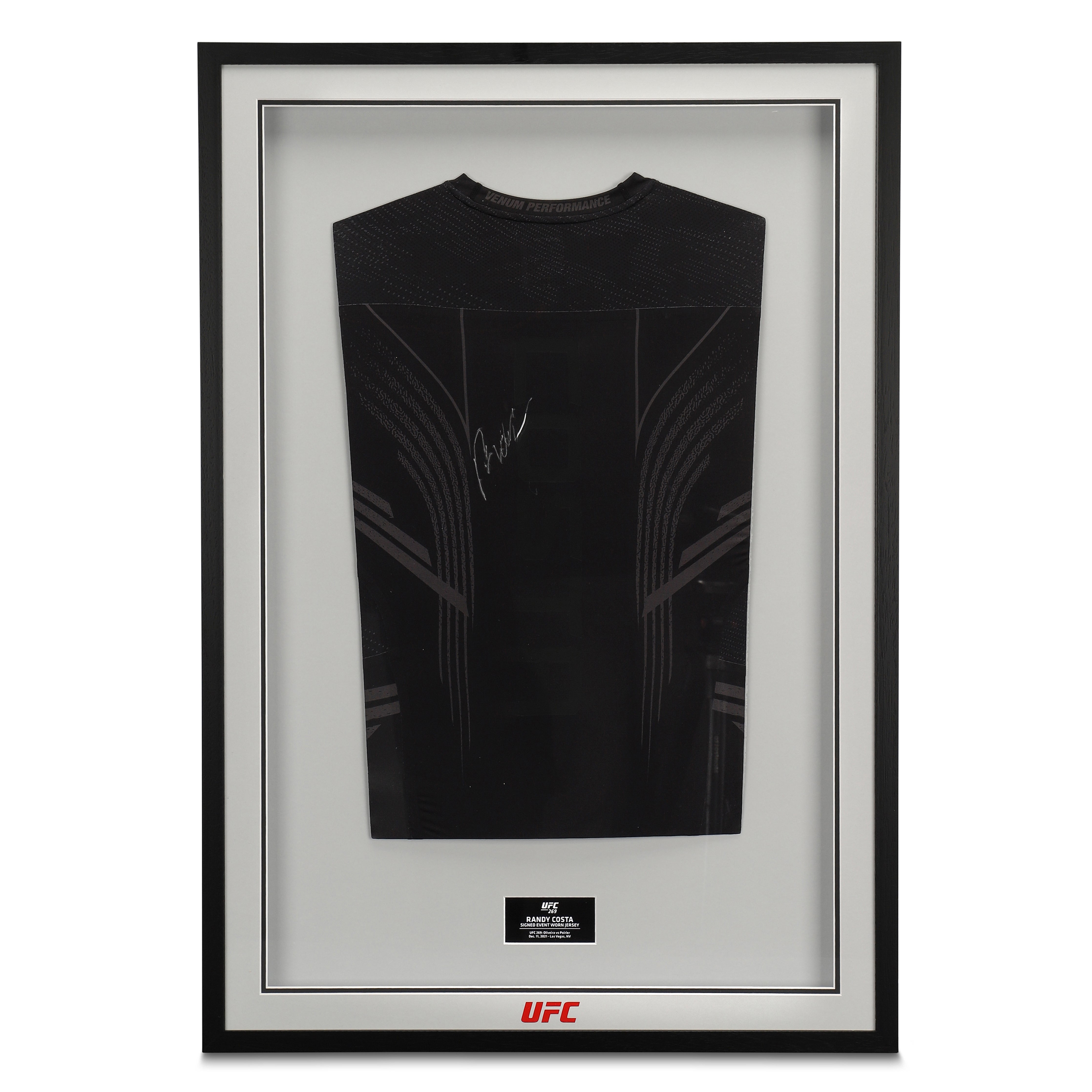 Randy Costa Signed Fight Issued Jersey