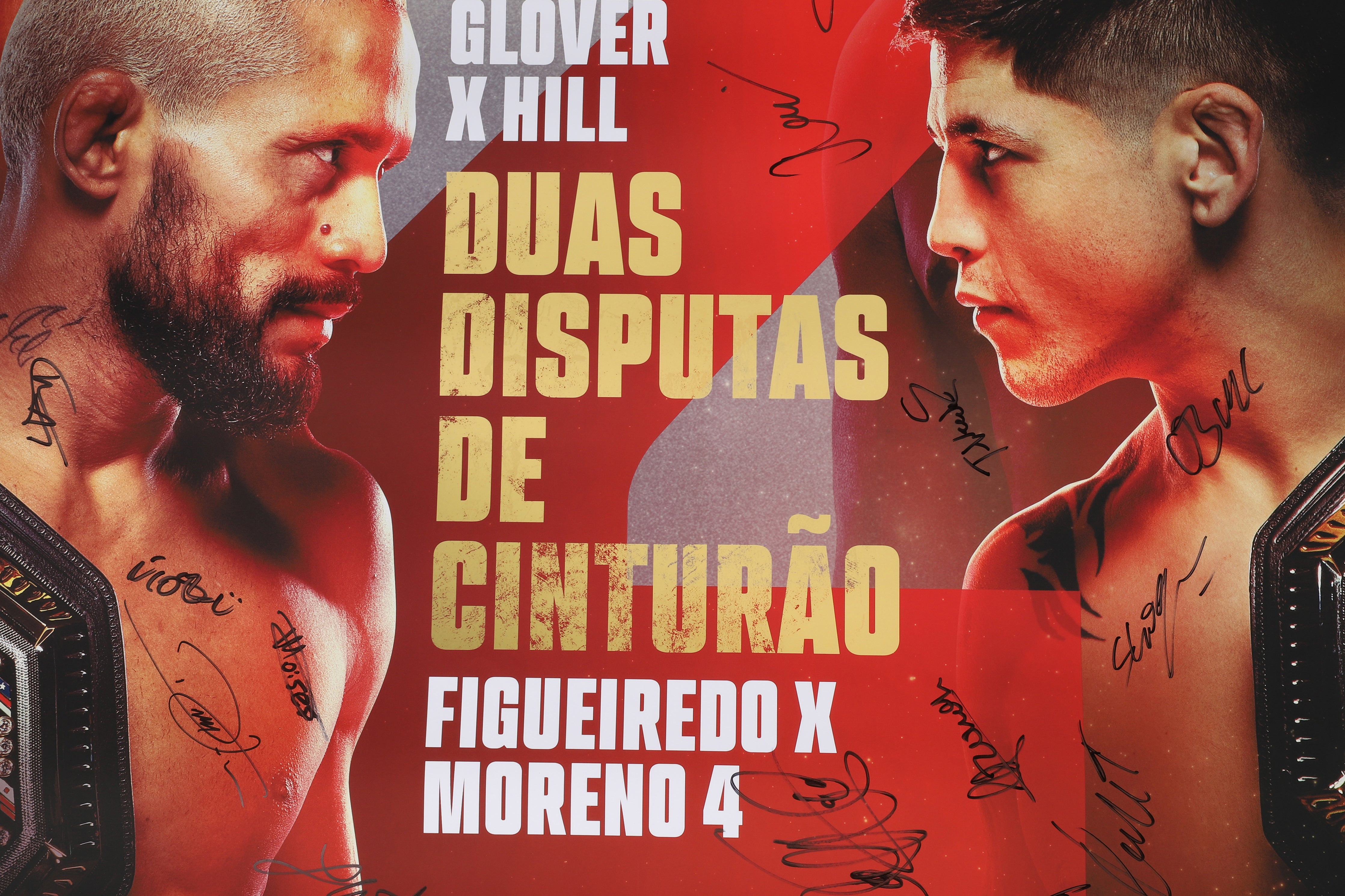 UFC 283: Teixeira vs Hill Autographed Event Poster