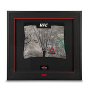 Framed Markus Perez Signed Fight Worn Shorts