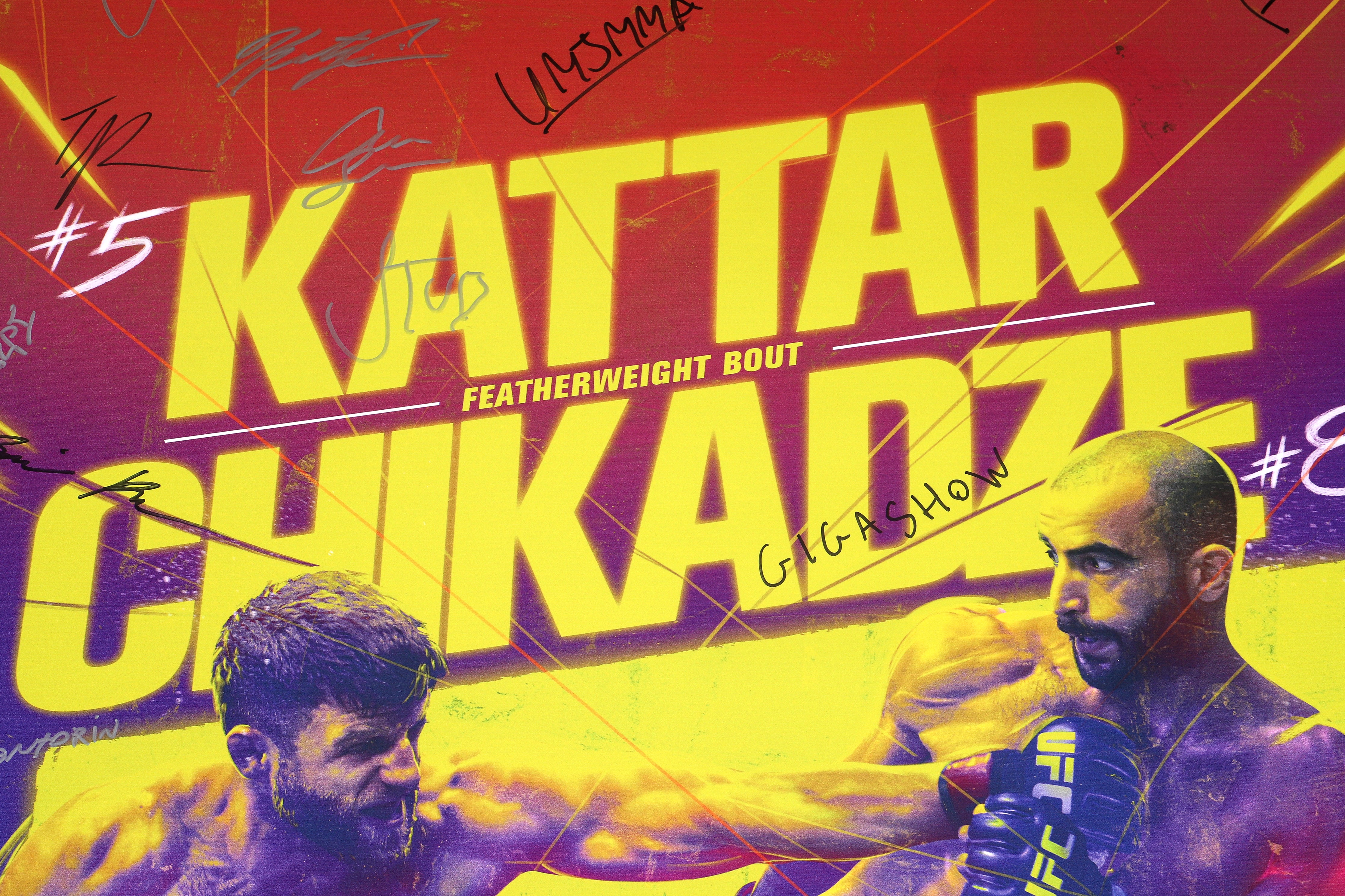 Event poster from the Kattar vs Chikadze UFC Vegas 47