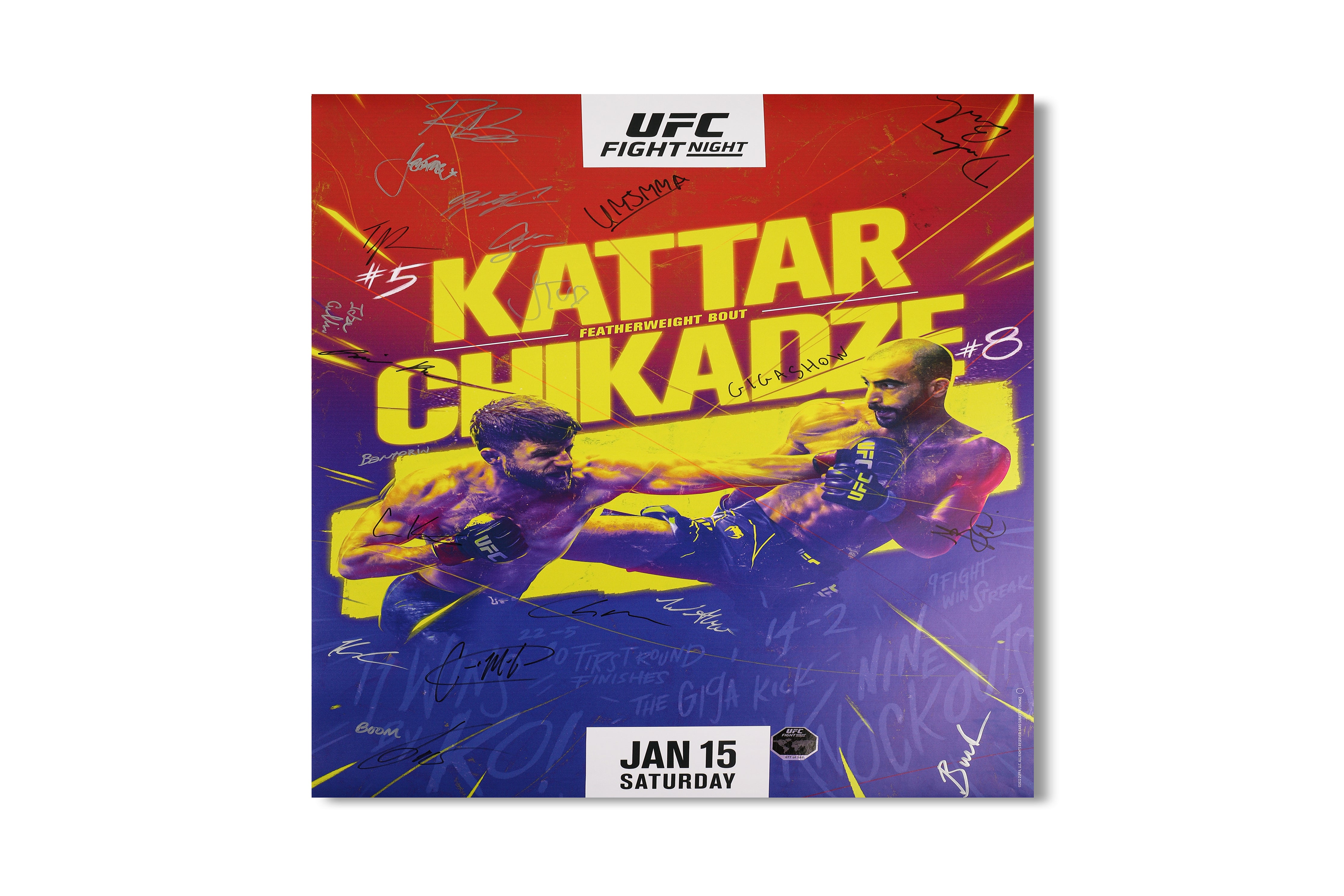 UFC Vegas 47 Calvin Kattar vs Giga Chikadze