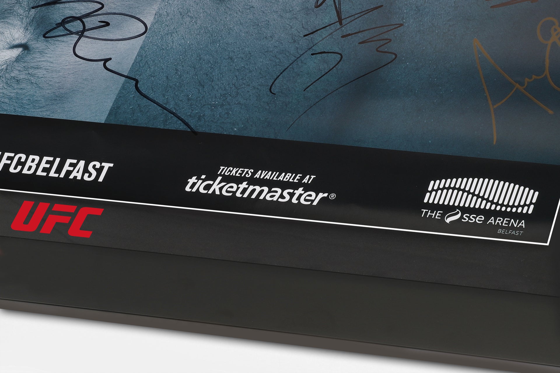 UFC Fight Night: Mousasi vs Hall 2 Autographed Event Poster