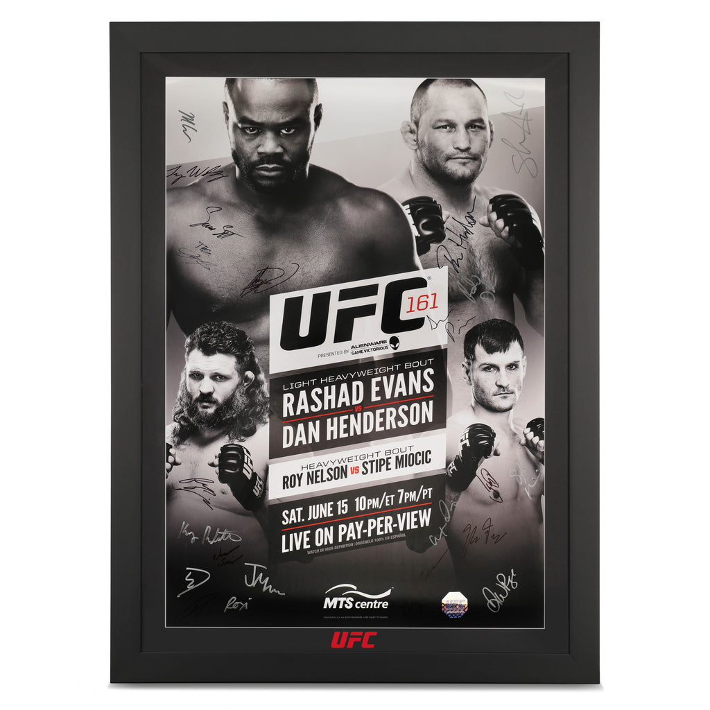 UFC 161: Evans vs Henderson Autographed Event Poster